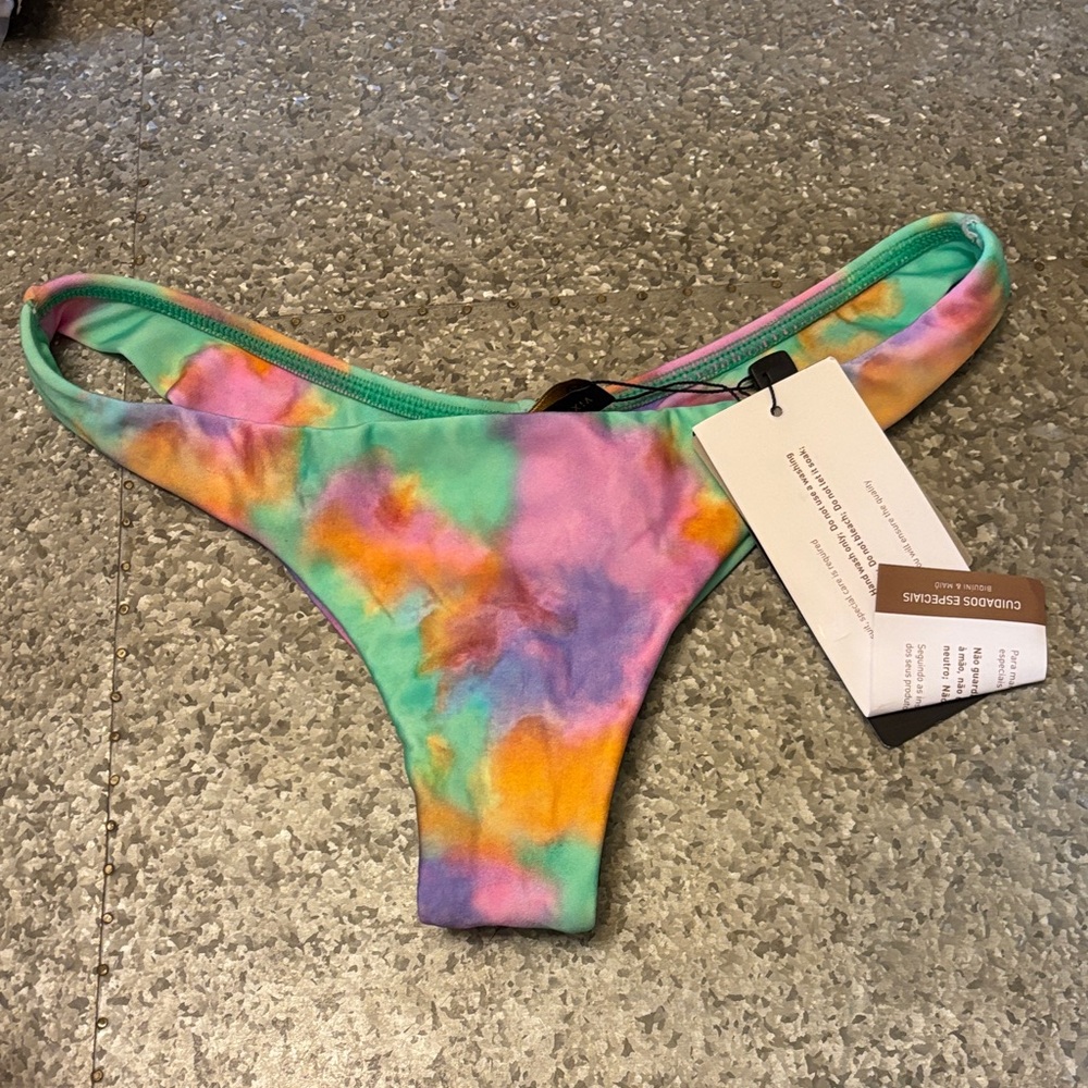 NWT VIX Women’s Bikini Bottom M Holly Rio Cheeky Multi MSRP $94